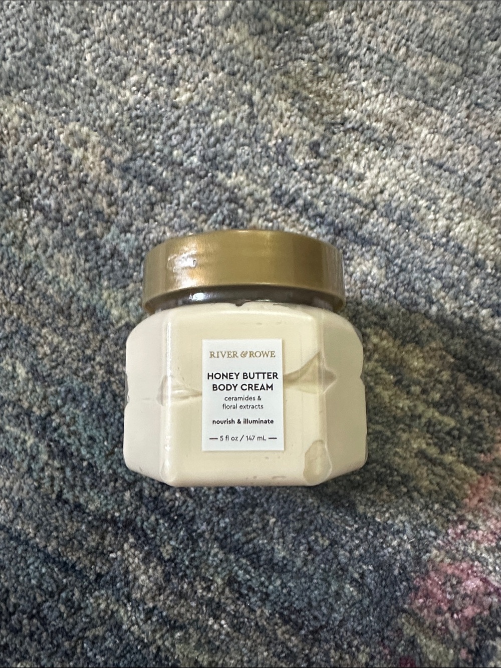 River & Rowe Honey Butter Body Cream - with Ceramides and Floral Extracts 5oz